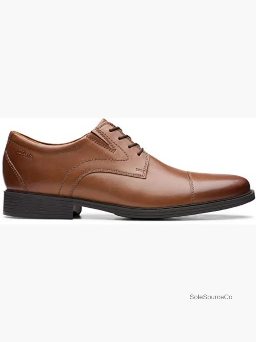 Leather Cap Oxford Lace-Up Dress Shoes - Ortholite Comfort